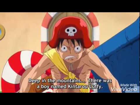 Sumo battle between luffy and usopp(funny moments)