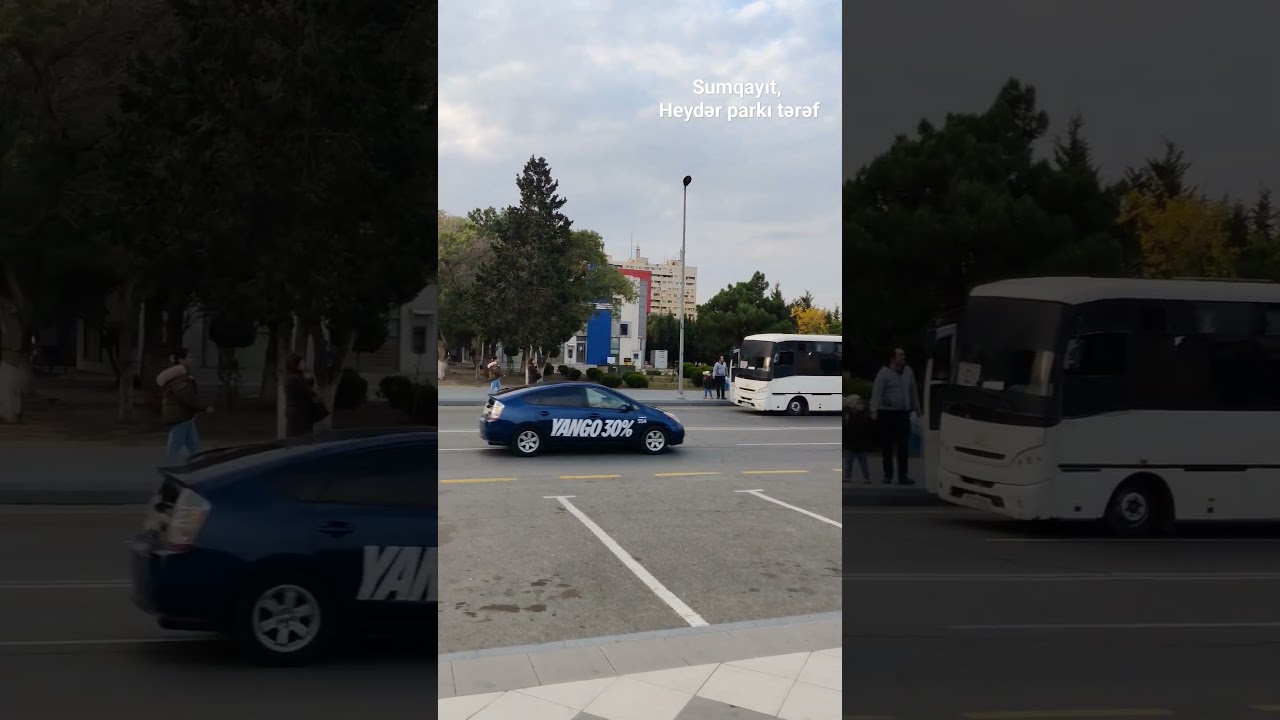 Sumqayıt, Heydər parkı tərəfdə yol kəsişməsi, 18 oktyabr, 2023
