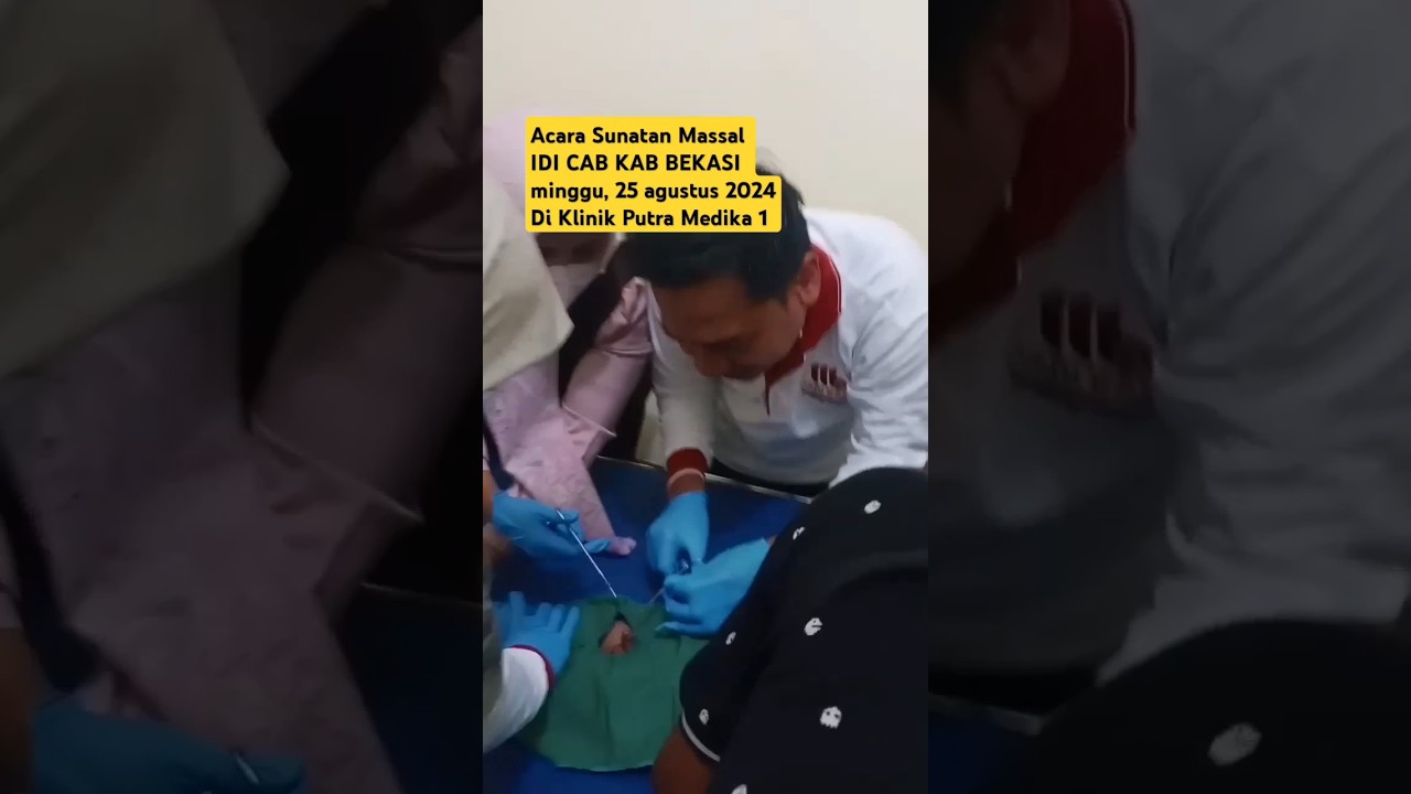 Sunatan Massal IDI Kab Bekasi #shorts #hbdi2024 #dokter #sunat #idikabbekasitv #short  #beranda