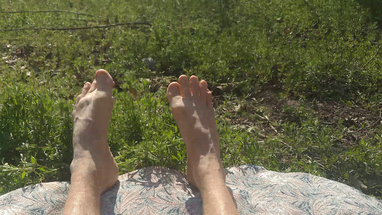 Sunbathing on top of a hill in Ploska
