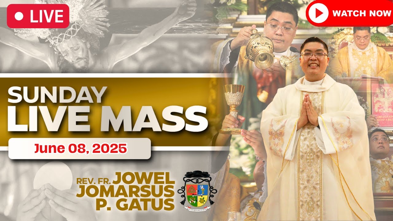 SUNDAY FILIPINO LIVE MASS TODAY II JUNE 8, 2025 II FR. JOWEL JOMARSUS GATUS