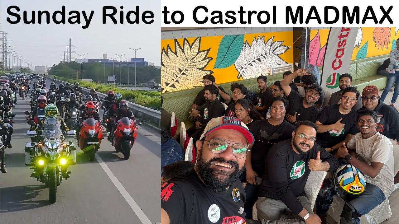Sunday Ride to Castrol MADMAX 01-06-2025, Video By - TS Films 46, Suzuki Hayabusa gen 3