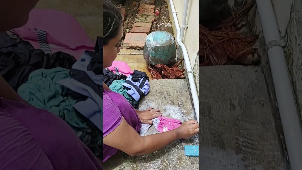 Sunday Routine - Washing Clothes with Hands#fitnessmotivation
