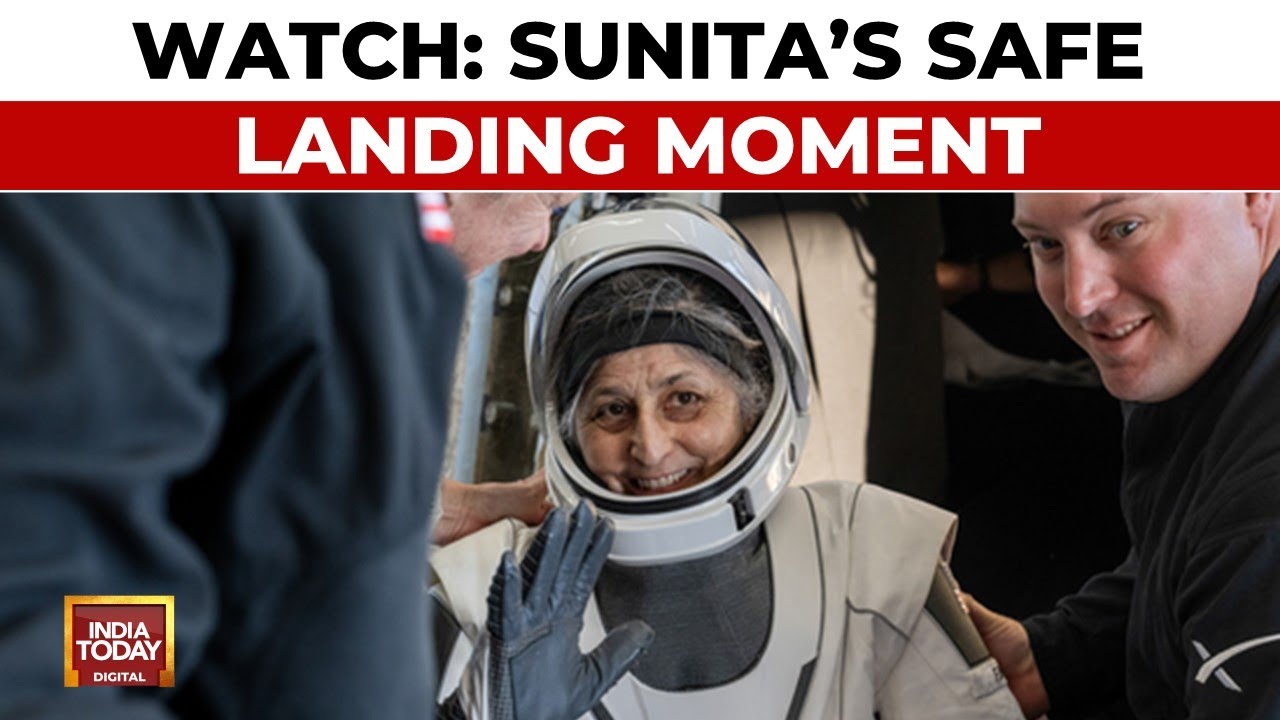 Sunita Williams Landing Visuals | Astronaut Returns To Earth After 9 Months | India Today