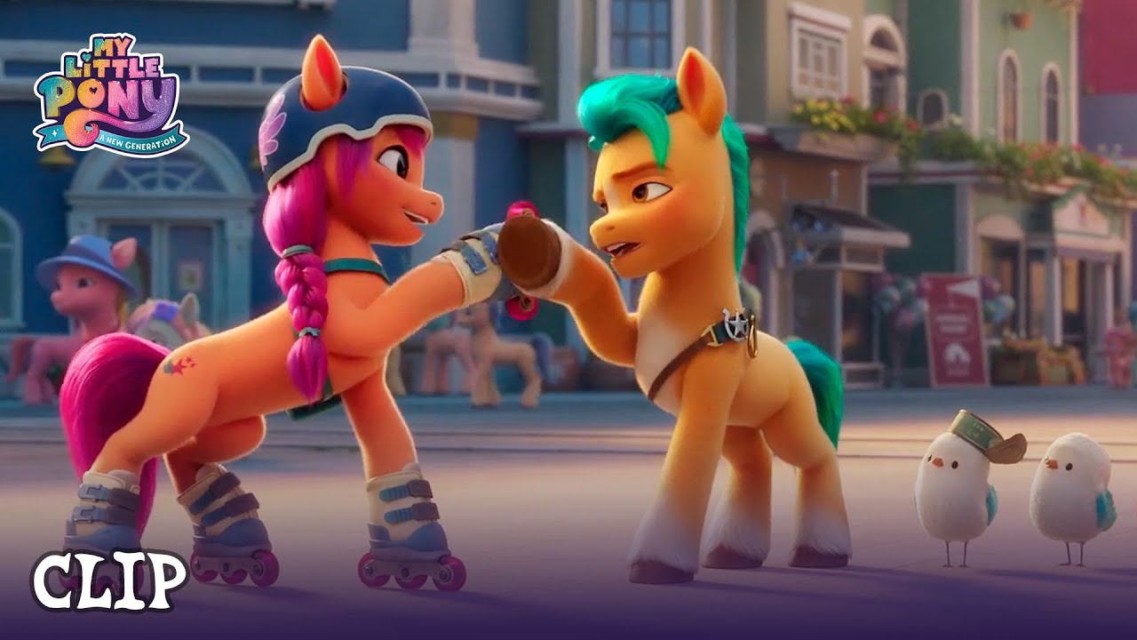 Sunny and Hitch's Hoofshake | My Little Pony: A New Generation [HD]