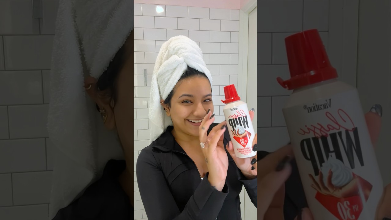 Sunscreen in a whip cream?!