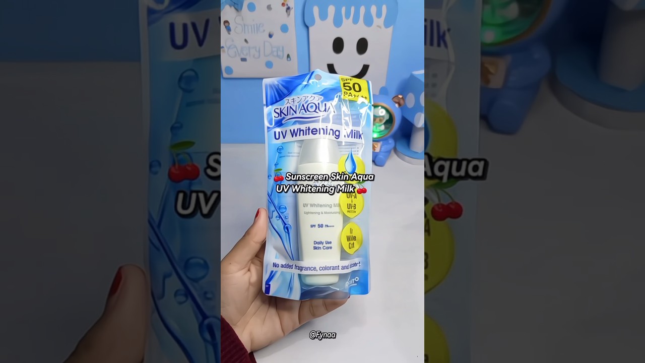 Sunscreen Skin Aqua UV Whitening milk🍒 | Link produk dibio no 16