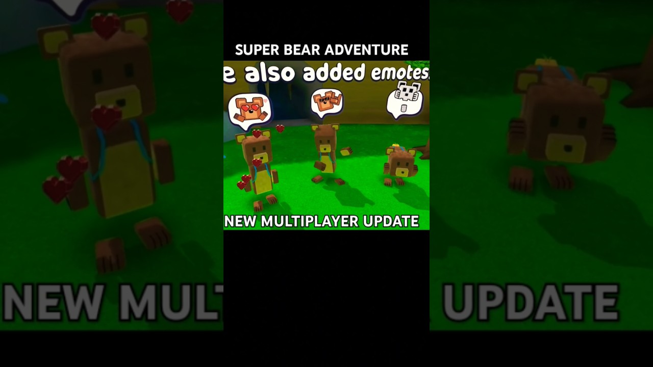 Super Bear Adventure New Leaks Multiplayer Update 12.0.2