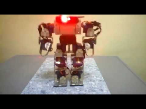 super cheap homemade 20 dof humanoid robot cost only RM395(USD$99),walking#1