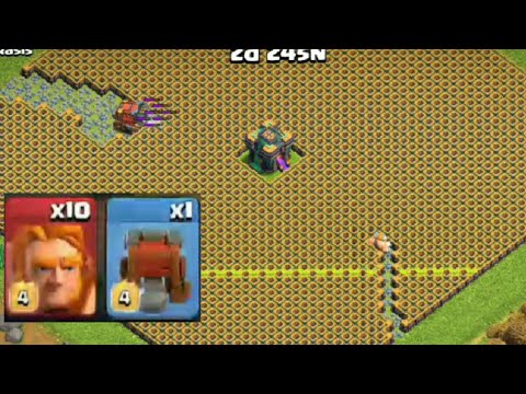 super dev VS tokmak / super giant VS wall wrecker (clash of clans)