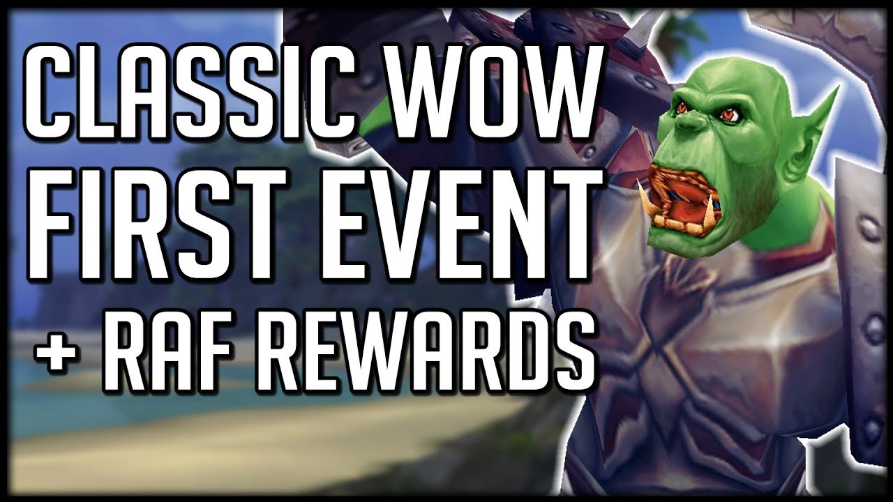 SUPER EASY EXP - Classic WoW First World Event + NEW Recruit A Friend Rewards