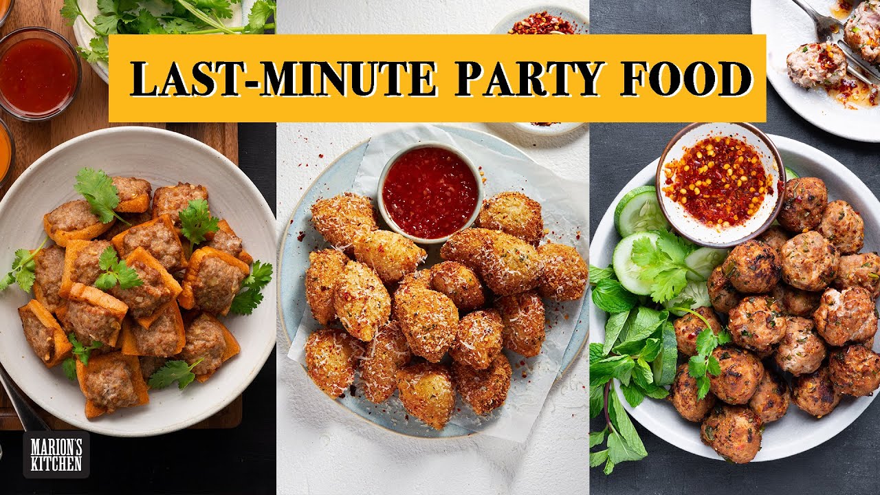 Super easy last-minute party food ideas | Marion's Kitchen | Party Food, Appetisers #AtHome #WithMe