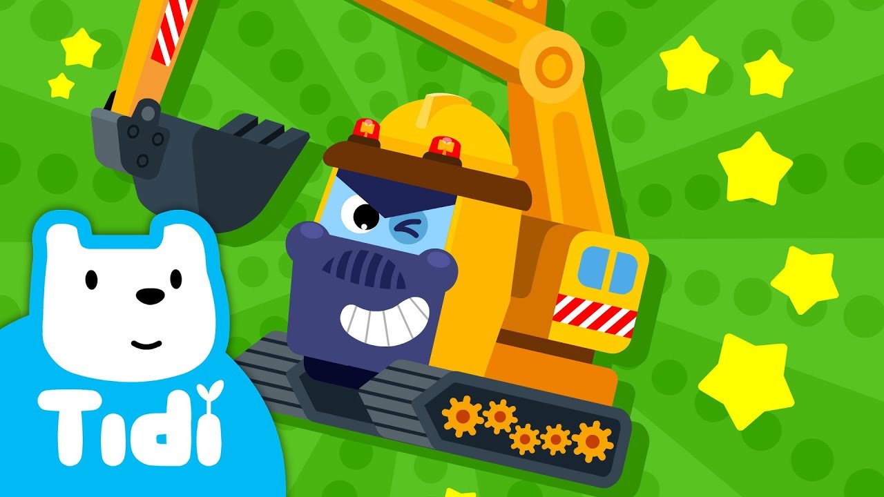 Super Excavator♪ Dig Up&Transform | Vehicle Songs | Car Songs ★TidiKids