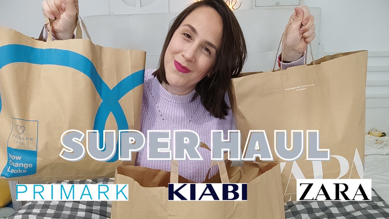 SUPER HAUL | NEW COLLECTION PRIMARK, ZARA, KIABI | PARA TODA LA FAMILIA