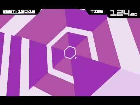 Super Hexagon - Hexagoner BGM (including failed attempts)
