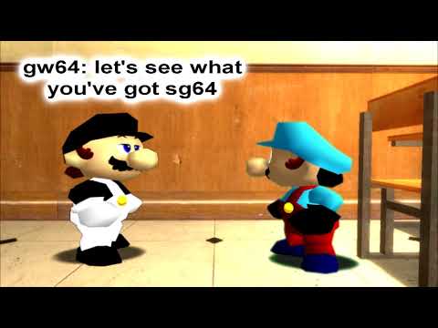 super mario 64 bloopers: italian school