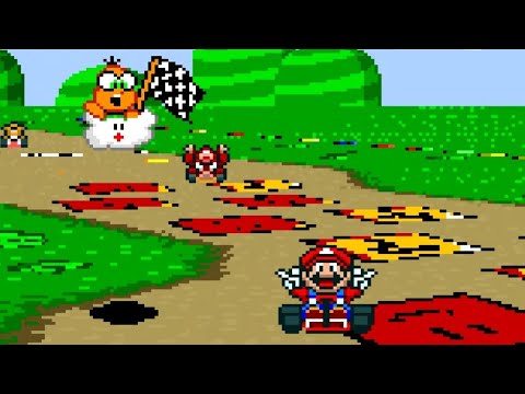 Super Mario Kart (SNES) Playthrough