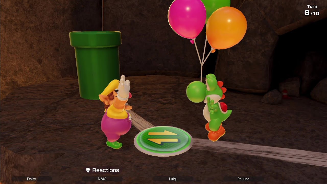Super Mario Party Jamboree #114 King Bowser's Keep 10 turns (Wario vs Pauline vs Luigi vs Daisy)