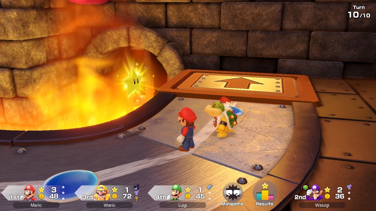 Super Mario Party Jamboree #68 King Bowser's Keep Mario vs Luigi vs Wario vs Waluigi