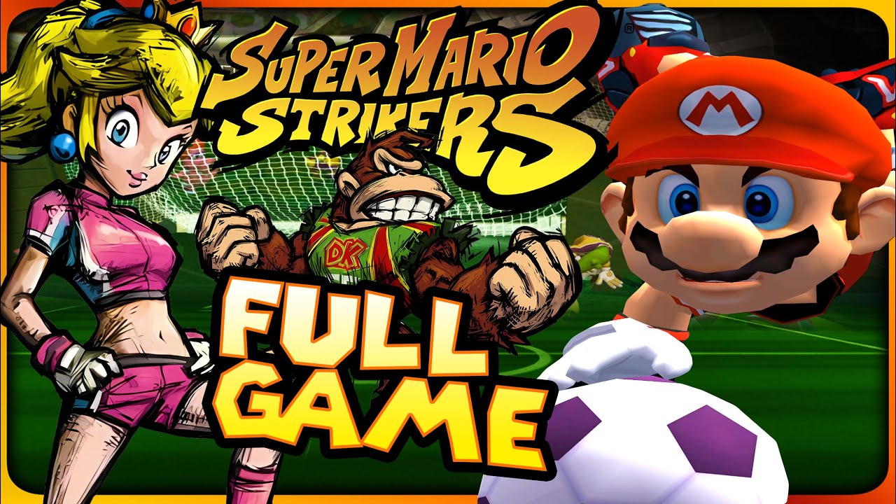 Super Mario Strikers FULL GAME Longplay (Gamecube) 4k