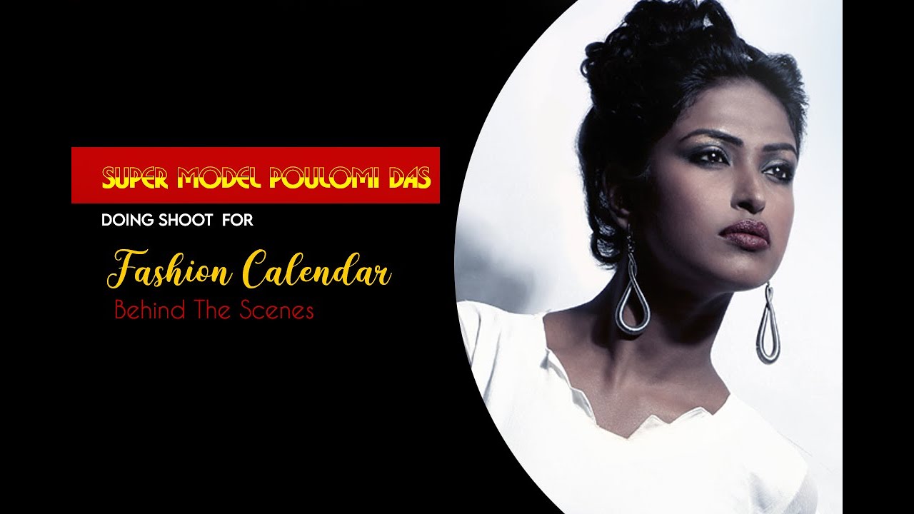 super model Poulomi Das doing shoot  for  Fashion calendar   I Sushavan Saha I Behind The Scenes