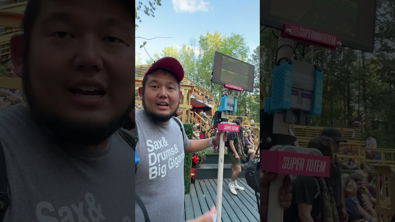 Super Nintendo Totem at Electric Forest