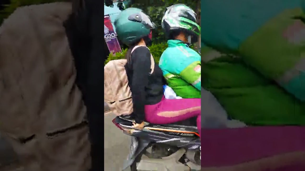 Super Ojol || Godaan Abang Ojol Ketika Penumpang Terlalu Rapat Duduk nya 😂😂#ojol #shorts