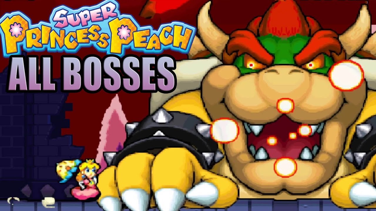 Super Princess Peach All Bosses