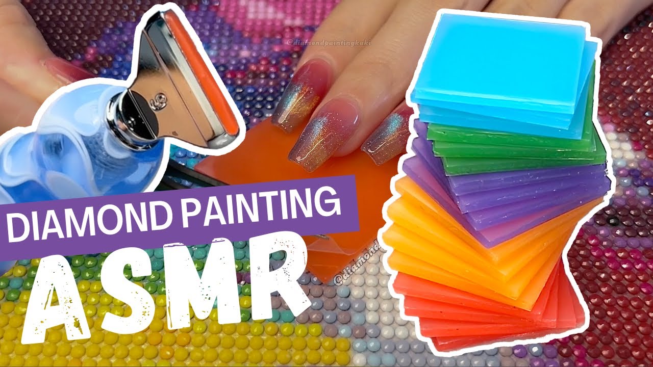 Super Satisfying ASMR✨Long Awaited Diamond Painting Unboxing💎No Talking