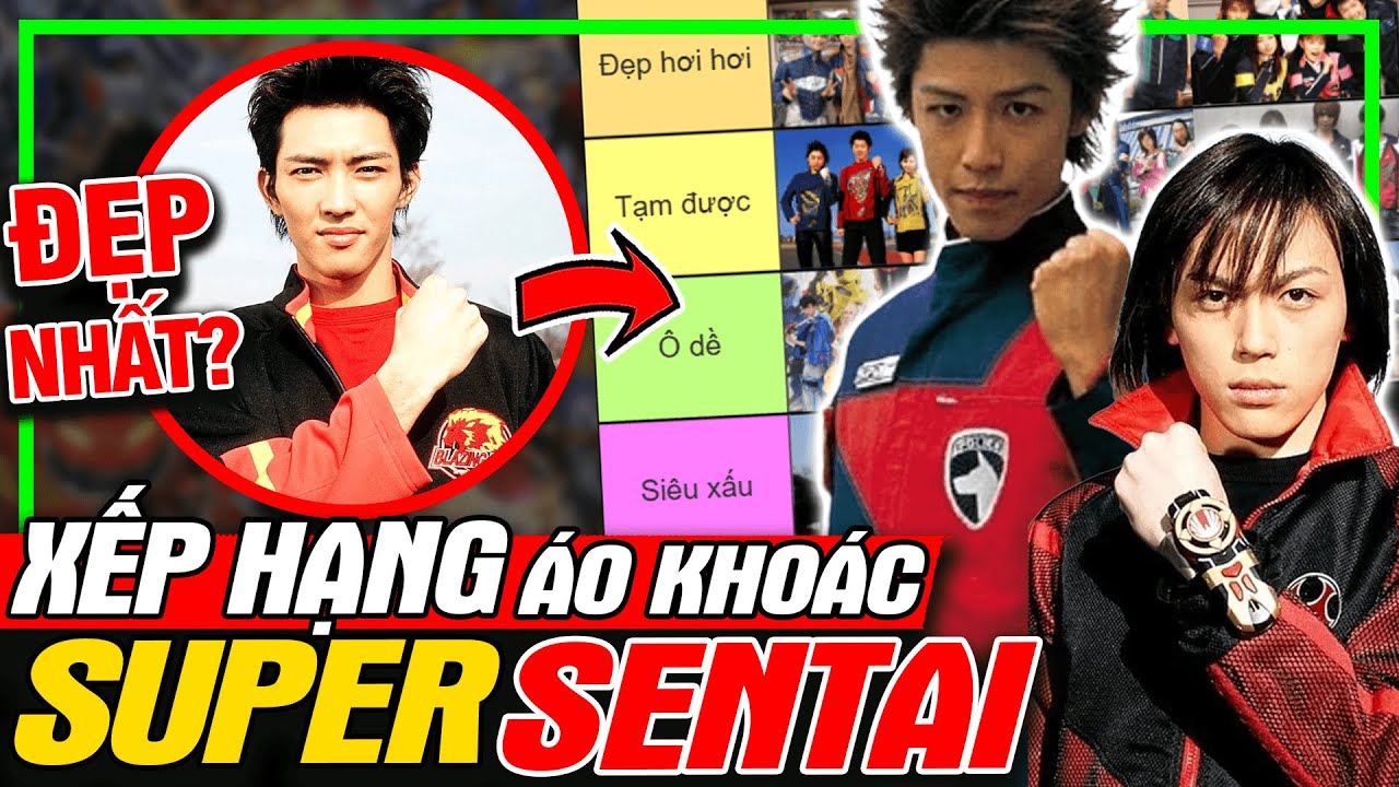 SUPER SENTAI: Xếp Hạng Áo Khoác - Siêu Nhân Nào Đẹp Nhất? | meXINE