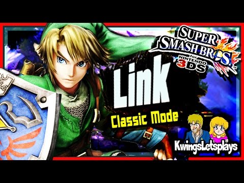 Super Smash Bros 3DS - Classic Mode w/ Link! Unlocking Ganondorf