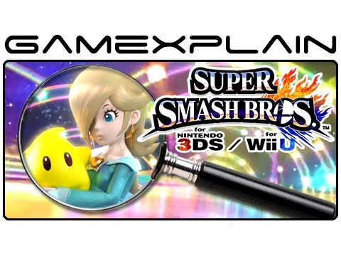 Super Smash Bros. Analysis: Rosalina & Luma Trailer (Secrets & Hidden Details - Wii U & 3DS)