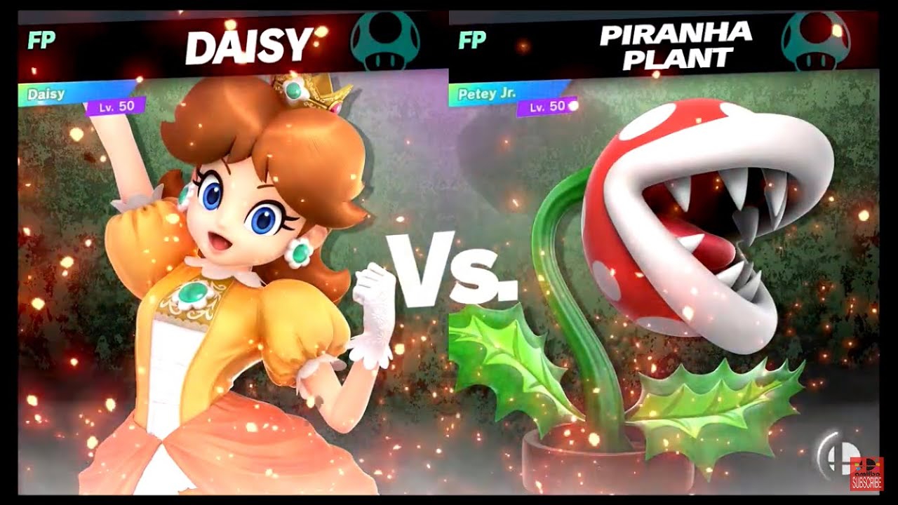 Super Smash Bros Ultimate Amiibo Fights – 9pm Poll Daisy vs Piranha Plant