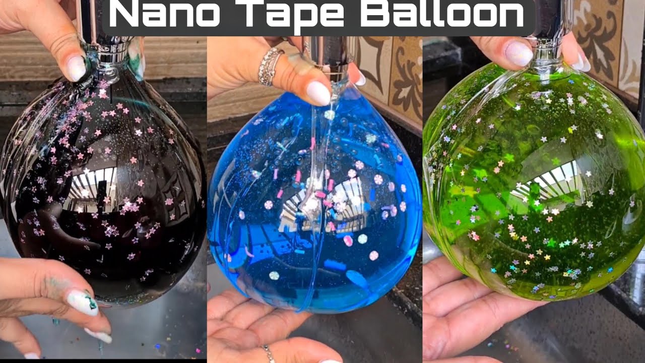 🩷💙💚Super Squishy DIY with Nano Tape #satisfying #asmr #nanotape