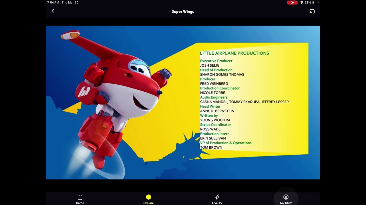 Super wings credits