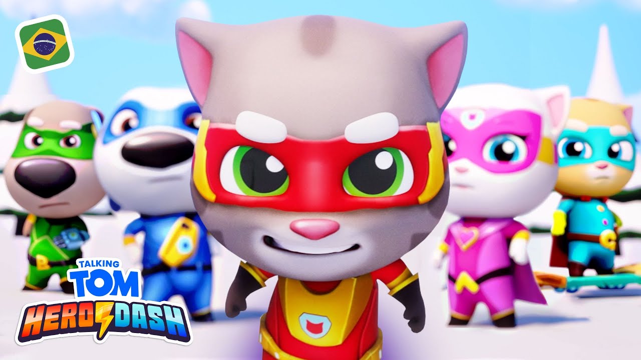 Superestrelas e heróis! 💖⚡ Trailers de Talking Tom & Friends | Coletânea de animações