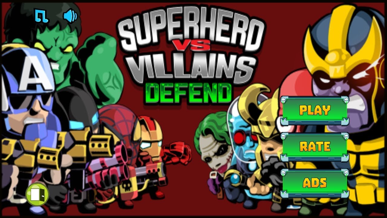 SuperHero VS Villain Defense new Captain American gun weapon shooting