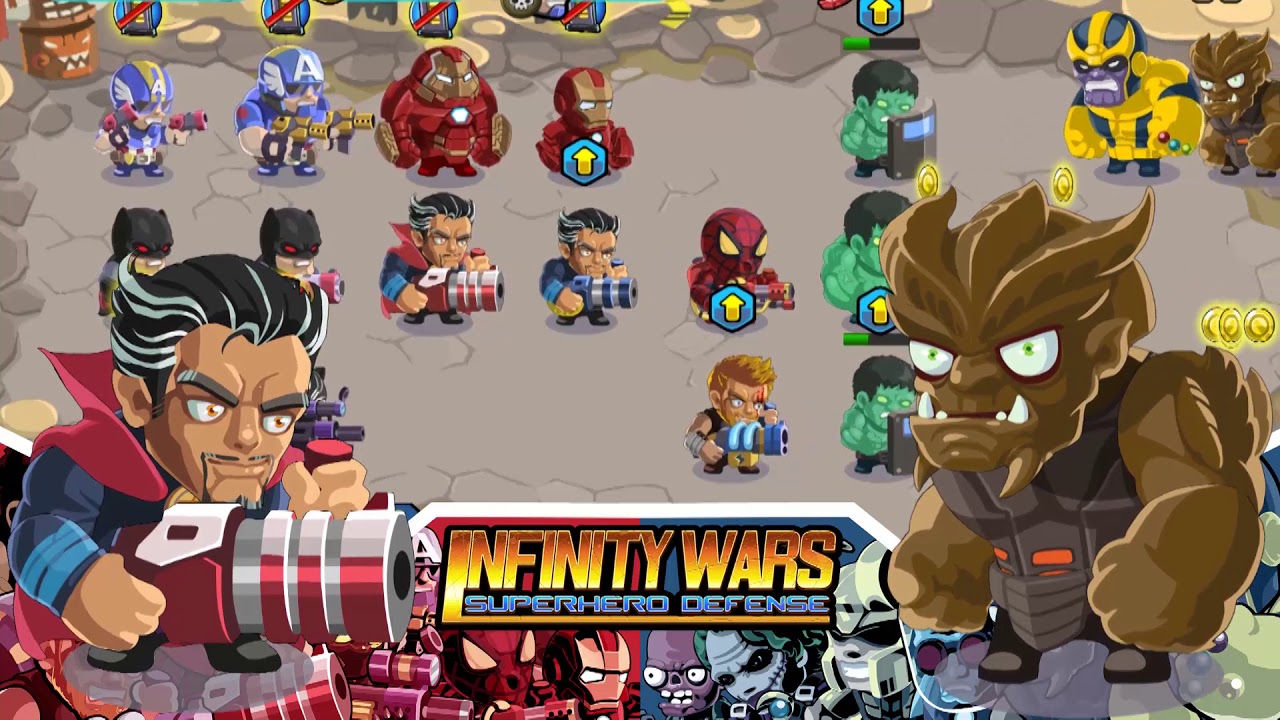 SuperHero VS Villains Defense