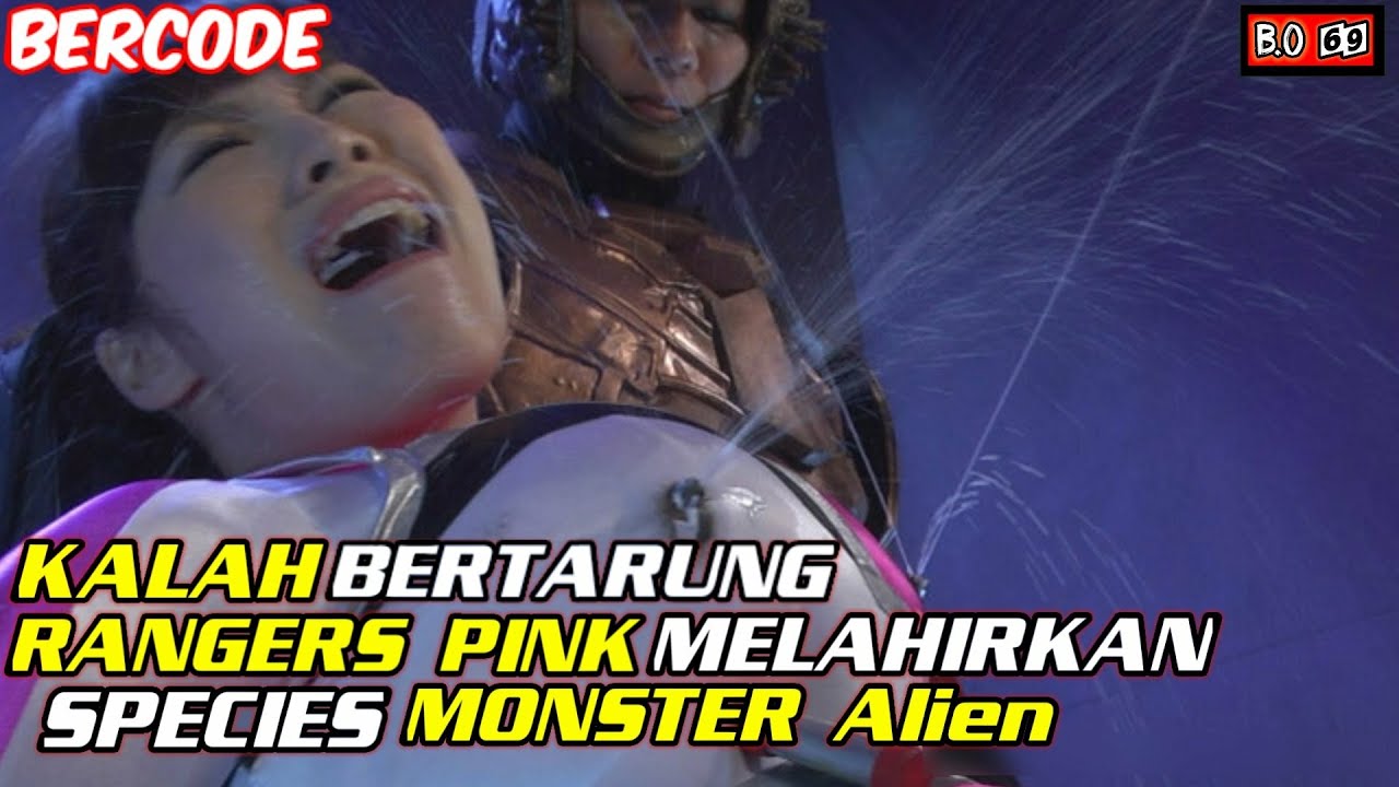 SUPERHEROINE - RANGERS PINKY MELAHIRKAN SPECIES MONSTER ALIEN...!!! -JAPANESE #alurfilm