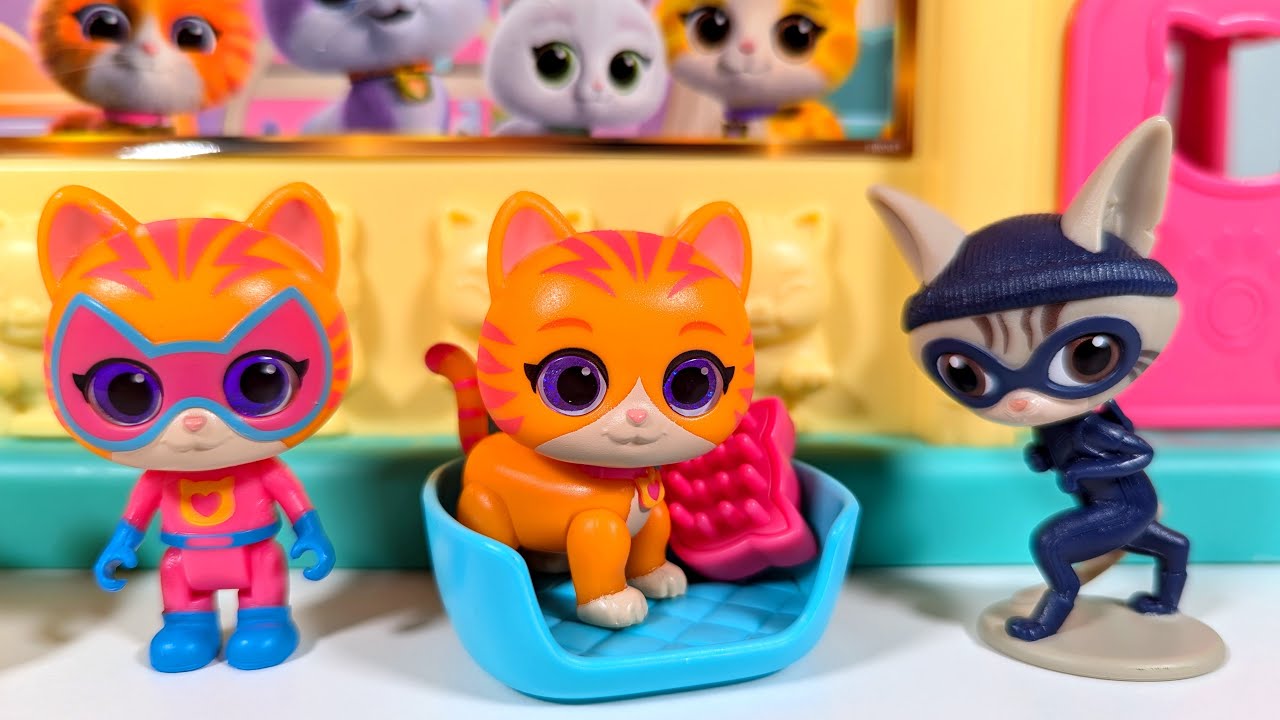 Superkitties - Disney New Purr N Play Playset Unboxing - No Talking ASMR