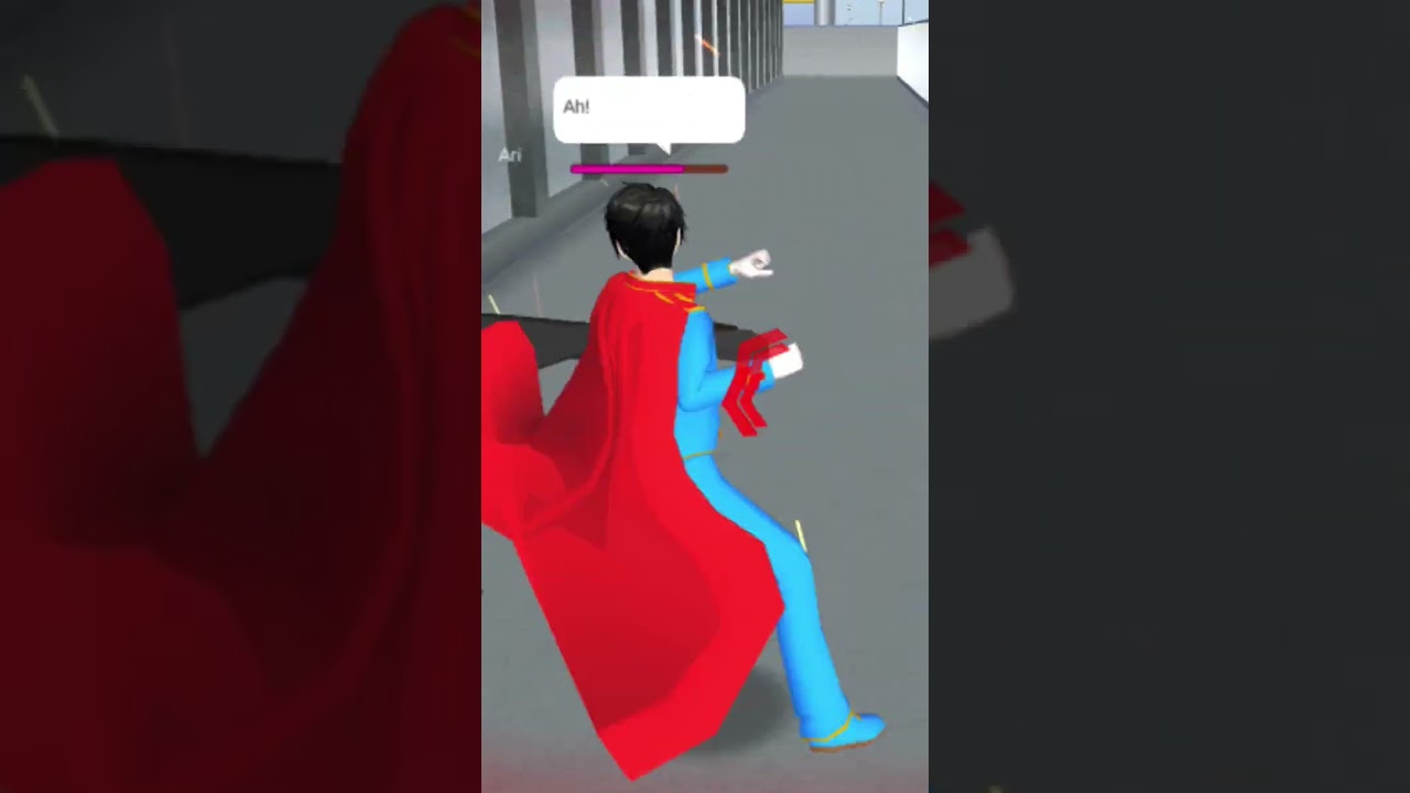 Superman bs Yakuza Sakura School Simulator #shorts #sakuraschoolsimulator #dramasakura #sakura