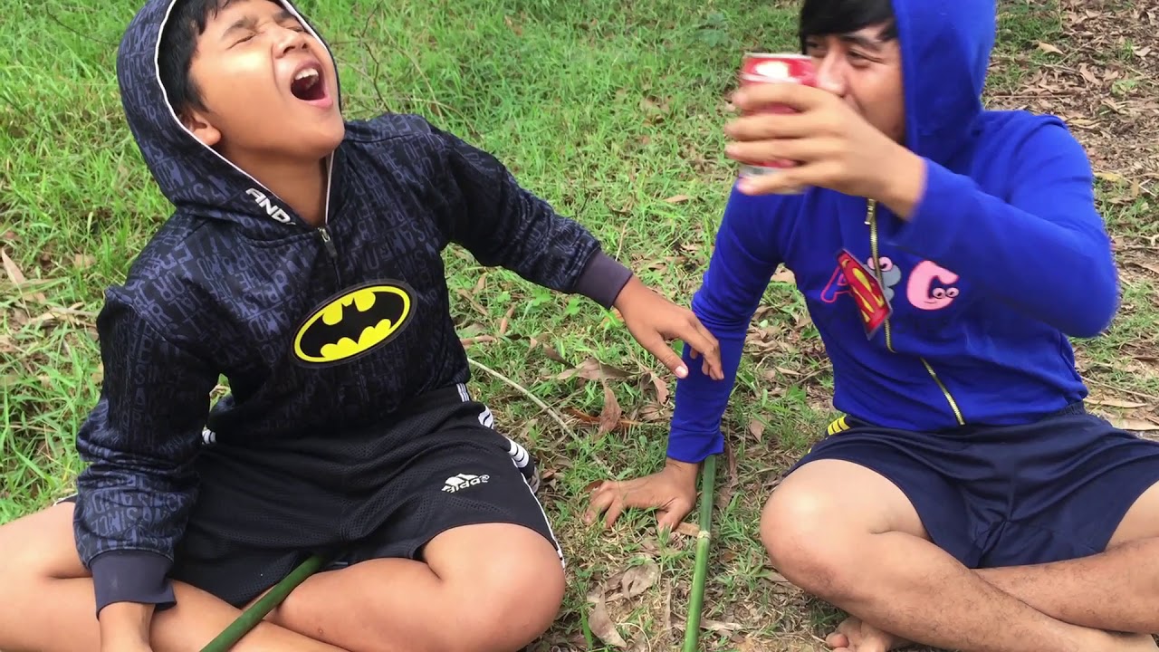 Superman VS Batman Go To Fishing Coca cola & Red Bull Drinks Joker Pranks Video