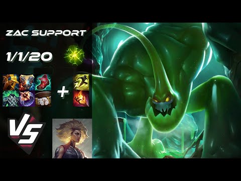 SUPPORT Zac vs Rell - EU Challenger Patch 25.S1.7