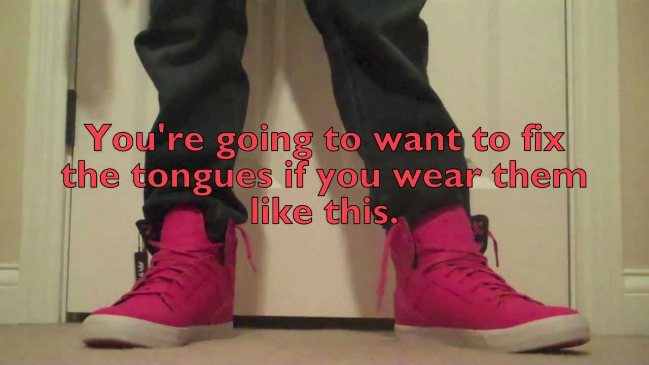Supra Skytops On Feet Without Skinny Jeans