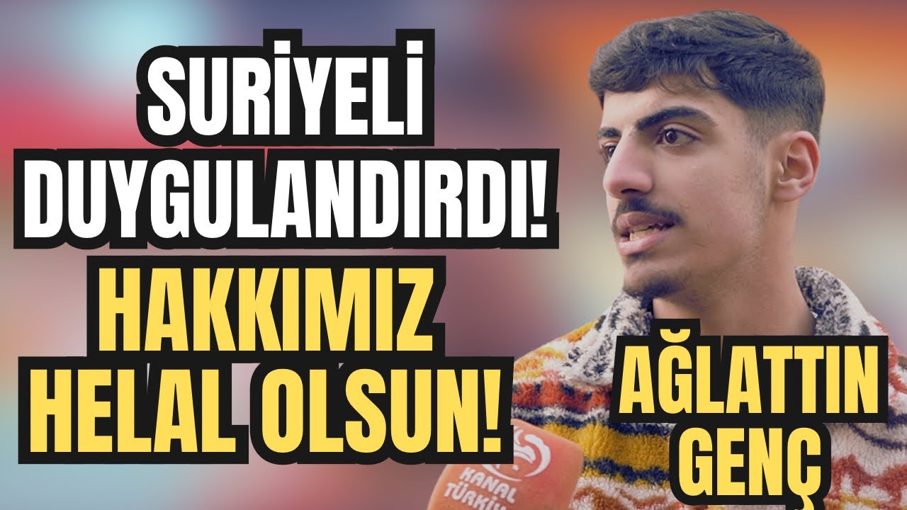 Suriyeli Genç Gözyaşlarına Boğuldu! ERDOĞAN SİZİ KORUR...! Sokak Röportajı...