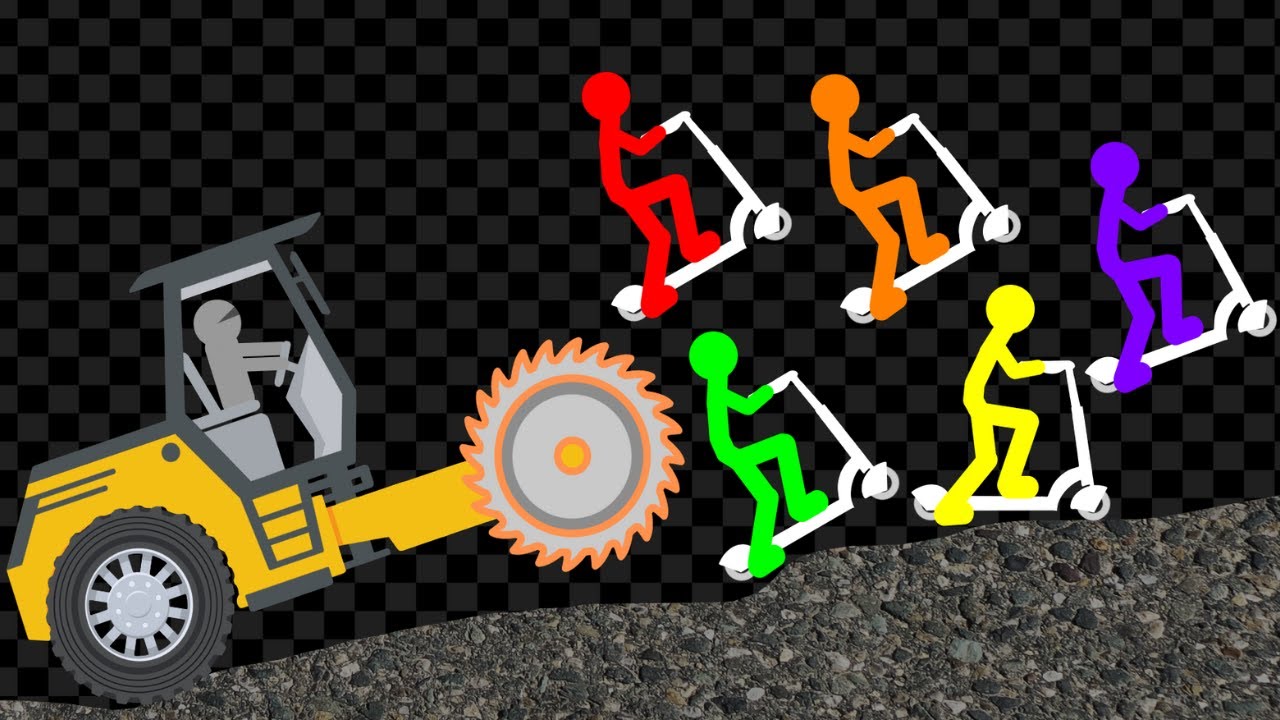 Survival Scooter Race : The Steam Roller