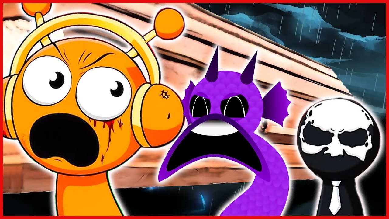 SURVIVING on SPRUNKI ISLAND (GameToons) - Coffin Dance Meme Song (Cover)