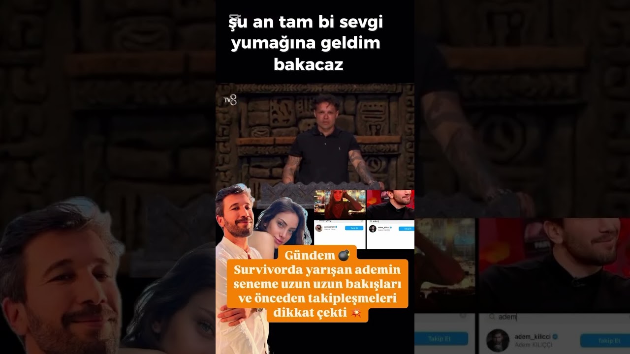 Survivor 2025 Adem Senem Aşkı #survivor #survivor2025