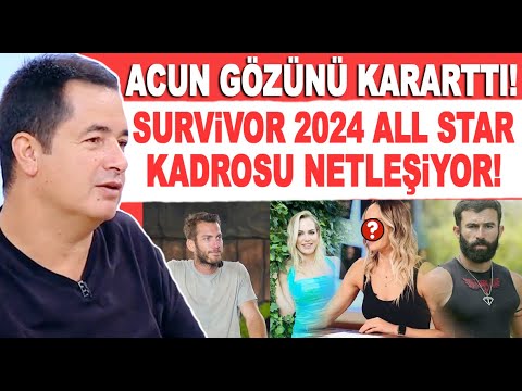 Survivor All Star 2024 kadrosu netleşiyor! Acun Ilıcalı bomba bir ismi daha açıkladı!