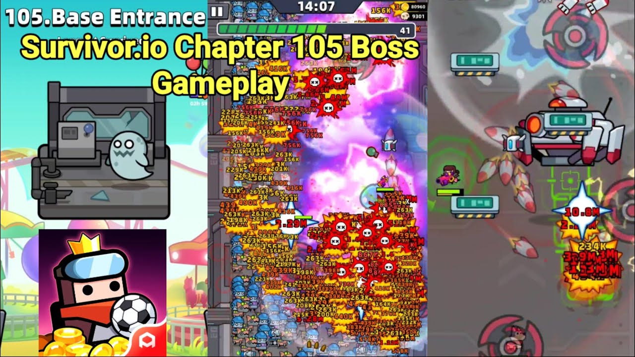 Survivor.io Chapter 105 Boss Gameplay | Best Build